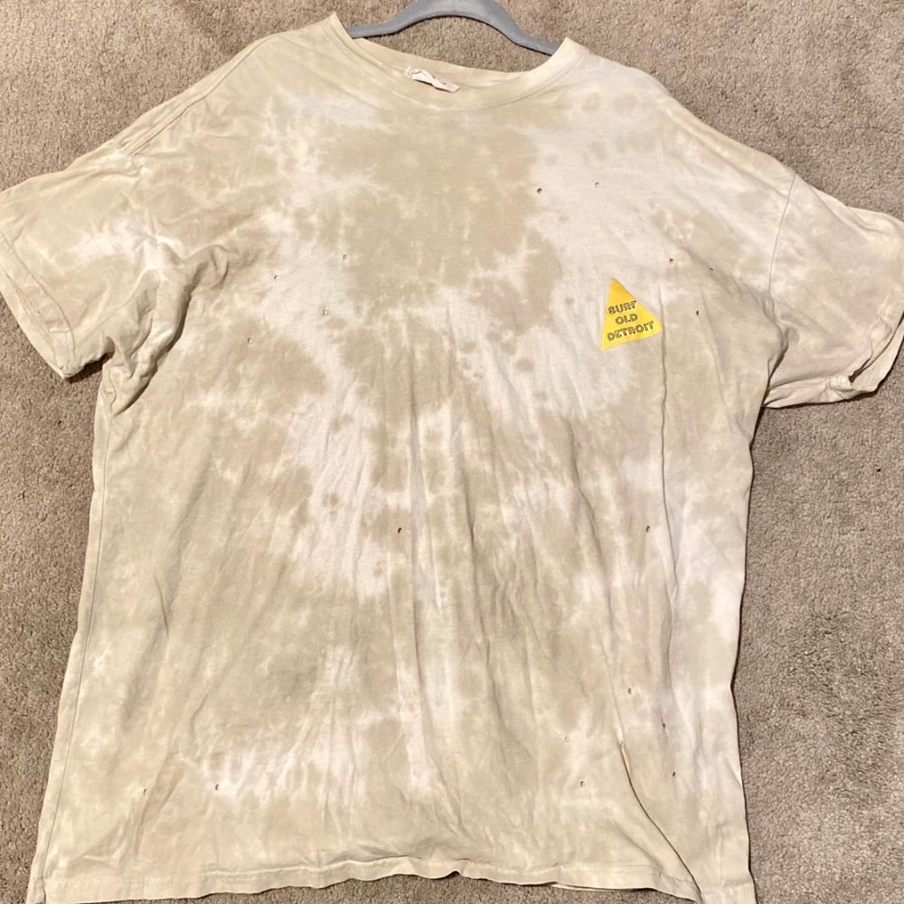 Handmade Surf Old Detroit tie dye T-Shirt